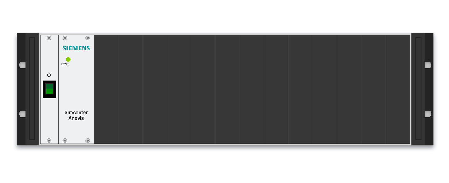 Simcenter Anovis Signalaufzeichnungsgerät; 19"-Gehäuse mit Stromversorgung