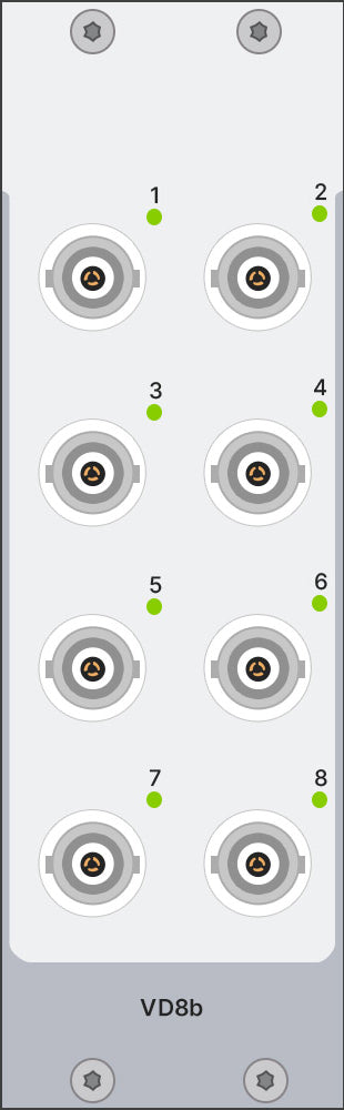 Simcenter SCADAS Mobile und Lab Acht-Kanal Spannung/ICP® Differenzialeingangs- und Ausgangsmodul - Lab - Sub-D connector