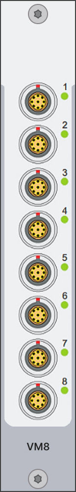 Simcenter SCADAS Mobile und Lab erweitertes 8-Kanal MIC/V/ICP/TEDS Eingangsmodul - Lab