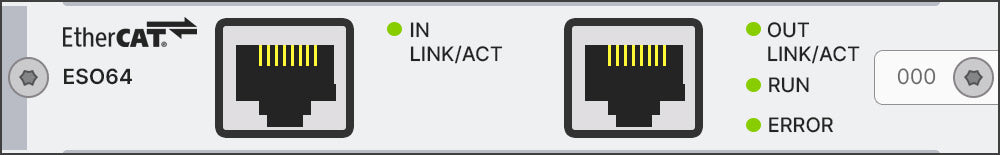 Simcenter SCADAS Mobile und Lab ESO64 EtherCAT Ausgangsmodul - Mobile/Recorder