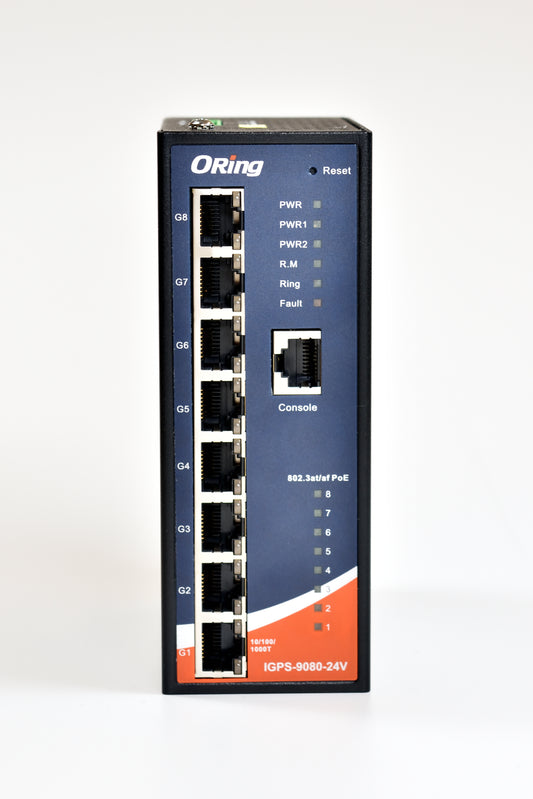 8 Port PTP/PoE Ethernet Switch