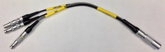 Simcenter SCADAS 3D binaurales Headset Adapterkabel V8-E (LEMO zu Camac)